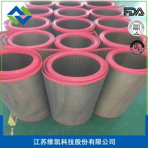 特氟龍網格輸送帶_江蘇特氟龍輸送網帶環形特氟龍網格輸送帶