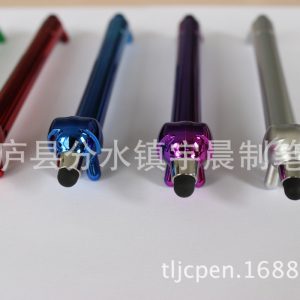 電容手寫筆_供應時尚創意小狗觸控筆uv鍍觸屏筆小狗電容