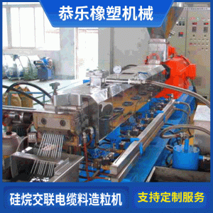 輻照交聯造粒機輻照交聯電纜料造粒設備