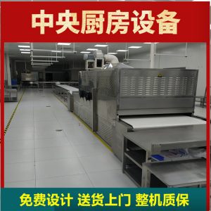 配餐企業微波通道快餐企業廣泛使用的盒飯加熱隧道爐
