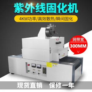 RX300-2桌面UV光固機小型UV隧道爐紫外線UV固化機UV光油固化機